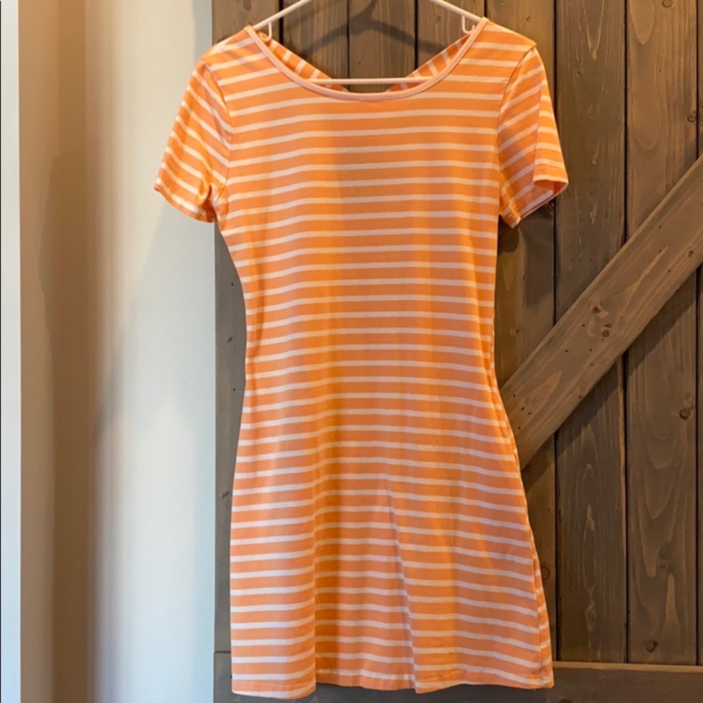 Short striped dress